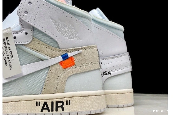 1 100  White Retro High AQ0818 Jordan O-W Air AQ0818-100 1027